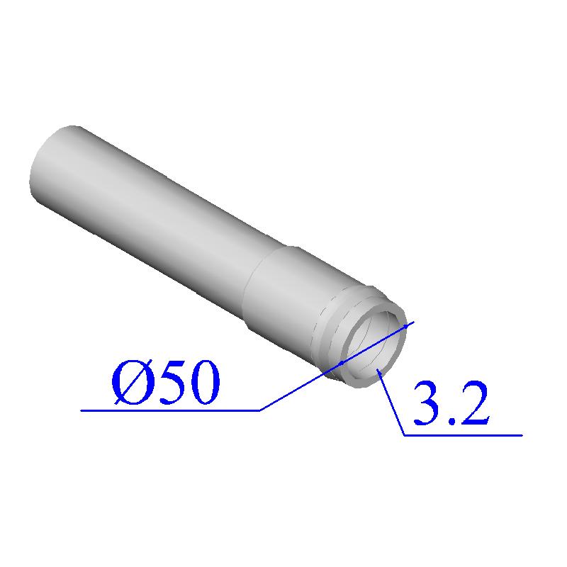 НПВХ 50х3,2 для внутренней канализации -  трубы ПВХ диаметр .