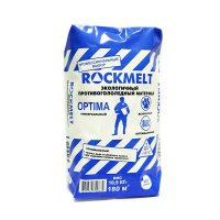 Реагент противогололедный Rockmelt Optima пакет 10,5 кг