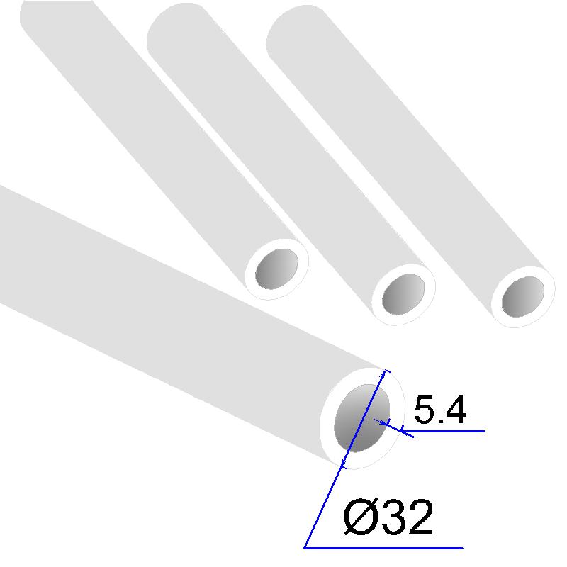 Труба полипропиленовая (ПП) D 40х6,7 PPRC — 