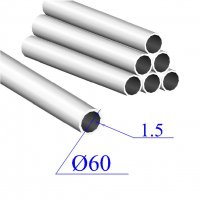 Трубы нержавеющие электросварные сталь 12Х18Н9 60х1.5